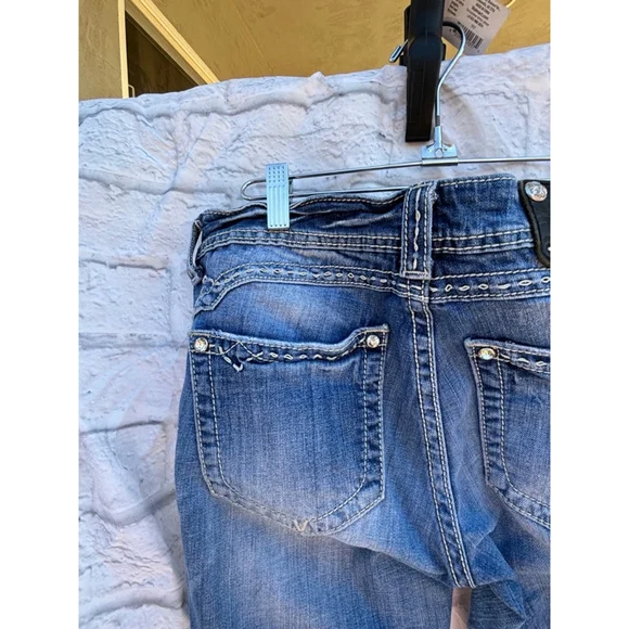 Y2K style Women's Miss Me Blue Jeans Boot Cut Size 32 style JW5310B3Q - Picture 11 of 11